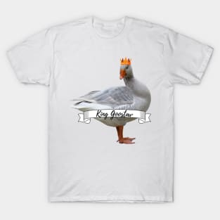 Royal Geese King Goostav Funny Goose Lover Gift T-Shirt